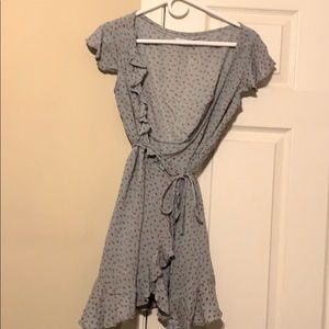 Wrap mini dress